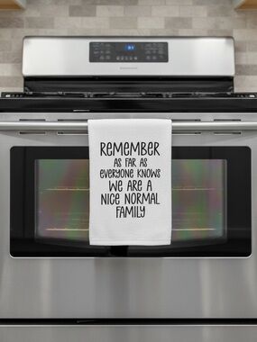 Funny Double Sided Kitchen Towel